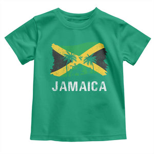 Jamaica Toddler T Shirt Retro Vintage Jamaican Pride Flag Lion Of Judah TS10 Irish Green Print Your Wear