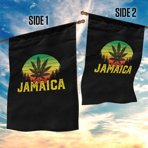 Jamaica Stoner Garden Flag Rasta Sunset Cannabis Marijuana Weed Lovers 420 TS10 Print Your Wear