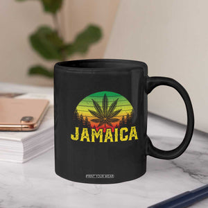 Jamaica Stoner Coffee Mug Rasta Sunset Cannabis Marijuana Weed Lovers 420 TS10 Print Your Wear