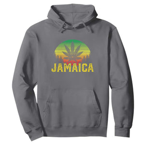 Jamaica Stoner Hoodie Rasta Sunset Cannabis Marijuana Weed Lovers 420 TS10 Charcoal Print Your Wear