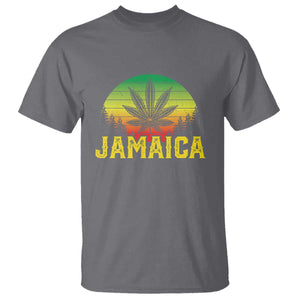Jamaica Stoner T Shirt Rasta Sunset Cannabis Marijuana Weed Lovers 420 TS10 Charcoal Print Your Wear