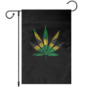 Jamaica Flag Cannabis Garden Flag Funny Stoner Weed Lovers Marijuana 420 TS10 Black Print Your Wear