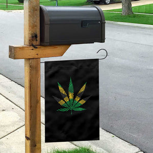 Jamaica Flag Cannabis Garden Flag Funny Stoner Weed Lovers Marijuana 420 TS10 Print Your Wear