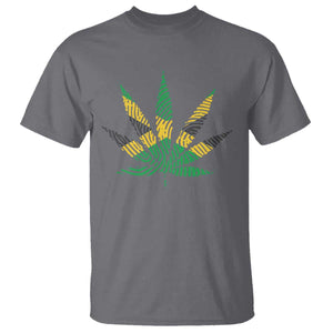 Jamaica Flag Cannabis T Shirt Funny Stoner Weed Lovers Marijuana 420 TS10 Charcoal Print Your Wear