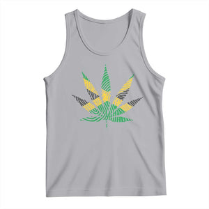 Jamaica Flag Cannabis Tank Top Funny Stoner Weed Lovers Marijuana 420 TS10 Athletic Heather Print Your Wear