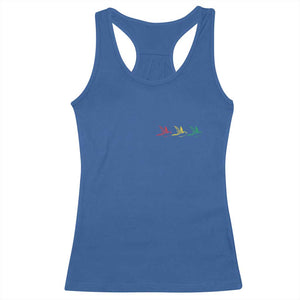 Little Birds Racerback Tank Top Rastafari Rasta Reggae Music Jamaican Pride TS10 Royal Blue Print Your Wear