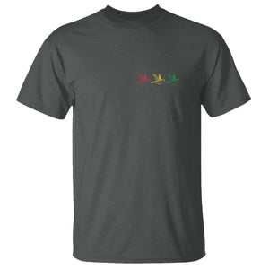 Little Birds T Shirt Rastafari Rasta Reggae Music Jamaican Pride TS10 Dark Heather Print Your Wear