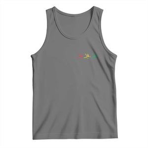 Little Birds Tank Top Rastafari Rasta Reggae Music Jamaican Pride TS10 Black Heather Print Your Wear