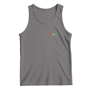 Little Birds Tank Top Rastafari Rasta Reggae Music Jamaican Pride TS10 Deep Heather Print Your Wear