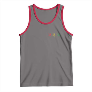 Little Birds Tank Top Rastafari Rasta Reggae Music Jamaican Pride TS10 Deep Heather Red Print Your Wear