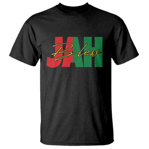 Rastafarian Jah Bless T Shirt Retro Reggae Rastafari Jamaica Rasta TS10 Black Print Your Wear