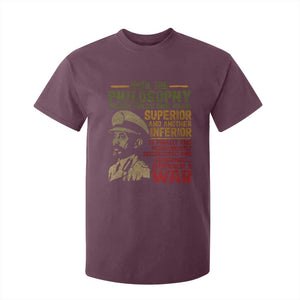 Haile Selassie T Shirt For Kid War Speech Lion of Judah Rasta Jah Bless TS10 Maroon Print Your Wear