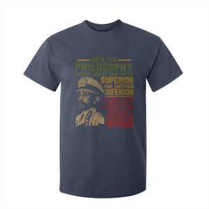 Haile Selassie T Shirt For Kid War Speech Lion of Judah Rasta Jah Bless TS10 Navy Print Your Wear
