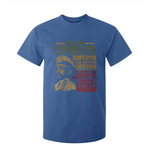 Haile Selassie T Shirt For Kid War Speech Lion of Judah Rasta Jah Bless TS10 Royal Blue Print Your Wear
