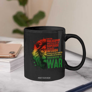 Lion of Judah Coffee Mug Rasta Haile Selassie War Speech Jah Bless TS10 Print Your Wear