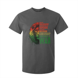 Lion of Judah T Shirt For Kid Rasta Haile Selassie War Speech Jah Bless TS10 Dark Heather Print Your Wear