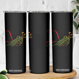 Reggae Guitar Skinny Tumbler Rasta Music Gift for Guitar Lovers TS10 Print Your Wear