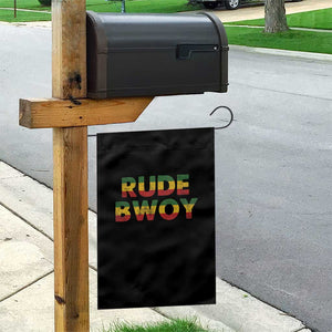 Rude Boy Garden Flag Jamaican Rasta Reggae Roots Gifts Jamaica TS10 Print Your Wear