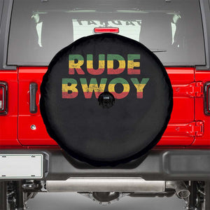 Rude Boy Spare Tire Cover Jamaican Rasta Reggae Roots Gifts Jamaica TS10 Black Print Your Wear