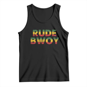 Rude Boy Tank Top Jamaican Rasta Reggae Roots Gifts Jamaica TS10 Black Print Your Wear