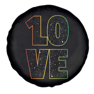One Love Jamaican Rasta Reggage Music Spare Tire Cover TS10 Print Your Wear