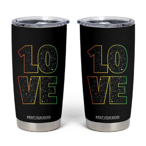 One Love Jamaican Rasta Reggage Music Tumbler Cup TS10 Black Print Your Wear