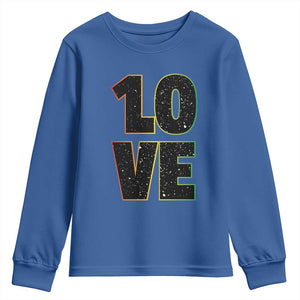 One Love Jamaican Rasta Reggage Music Youth Sweatshirt TS10 Royal Blue Print Your Wear