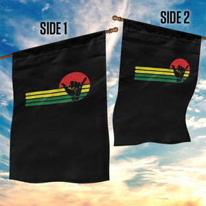 Rasta Reggae Shaka Hand Garden Flag Retro Vintage Jamaica Flag Rasta Hawaii Shaka Sign TS10 Print Your Wear