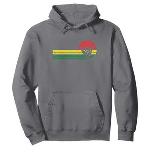 Rasta Reggae Shaka Hand Hoodie Retro Vintage Jamaica Flag Rasta Hawaii Shaka Sign TS10 Charcoal Print Your Wear