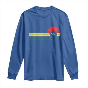 Rasta Reggae Shaka Hand Long Sleeve Shirt Retro Vintage Jamaica Flag Rasta Hawaii Shaka Sign TS10 Royal Blue Print Your Wear