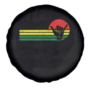 Rasta Reggae Shaka Hand Spare Tire Cover Retro Vintage Jamaica Flag Rasta Hawaii Shaka Sign TS10 Print Your Wear