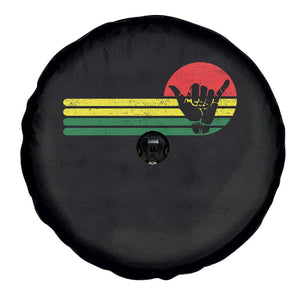 Rasta Reggae Shaka Hand Spare Tire Cover Retro Vintage Jamaica Flag Rasta Hawaii Shaka Sign TS10 Print Your Wear