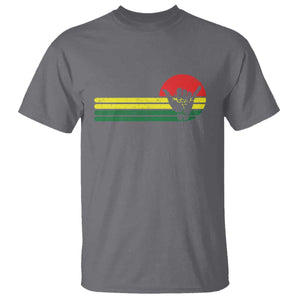 Rasta Reggae Shaka Hand T Shirt Retro Vintage Jamaica Flag Rasta Hawaii Shaka Sign TS10 Charcoal Print Your Wear