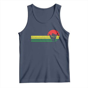 Rasta Reggae Shaka Hand Tank Top Retro Vintage Jamaica Flag Rasta Hawaii Shaka Sign TS10 Navy Print Your Wear