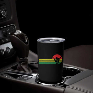 Rasta Reggae Shaka Hand Tumbler Cup Retro Vintage Jamaica Flag Rasta Hawaii Shaka Sign TS10 Print Your Wear