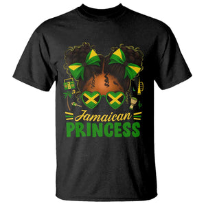 Jamaica Princess T Shirt Proud Jamaican Afro Black Girls Jamaica Flag Pride TS10 Black Print Your Wear
