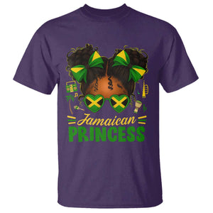 Jamaica Princess T Shirt Proud Jamaican Afro Black Girls Jamaica Flag Pride TS10 Purple Print Your Wear