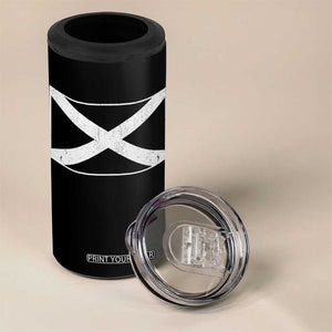 Scotland Flag Saltire 4 in 1 Can Cooler Tumbler SCOT Scottish Independence Pride
