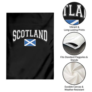 Scotland Garden Flag Vintage Retro Varsity Sports Scottish Flag Graphic