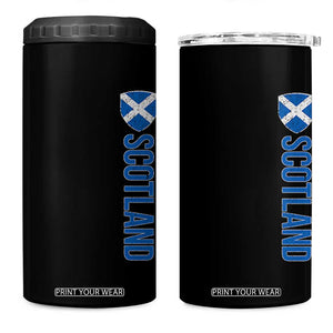 Scotland Flag 4 in 1 Can Cooler Tumbler Vintage SCOT Scottish Independence Pride