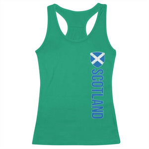 Scotland Flag Racerback Tank Top Vintage SCOT Scottish Independence Pride