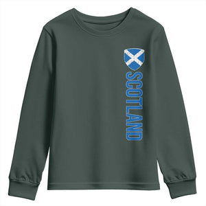 Scotland Flag Youth Sweatshirt Vintage SCOT Scottish Independence Pride