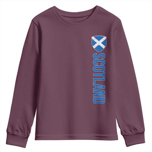 Scotland Flag Youth Sweatshirt Vintage SCOT Scottish Independence Pride