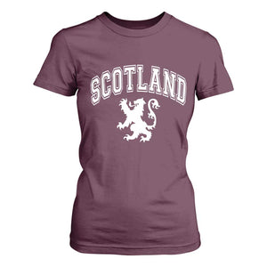 Vintage Scotland Lion T Shirt For Women SCOT Scottish Pride Gift