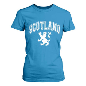 Vintage Scotland Lion T Shirt For Women SCOT Scottish Pride Gift