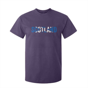 Vintage Scotland T Shirt For Kid Scottish Flag Retro Pride