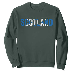 Vintage Scotland Sweatshirt Scottish Flag Retro Pride