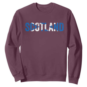 Vintage Scotland Sweatshirt Scottish Flag Retro Pride