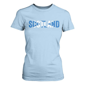 Vintage Scotland T Shirt For Women Scottish Flag Retro Pride