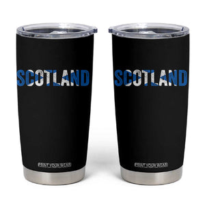 Vintage Scotland Tumbler Cup Scottish Flag Retro Pride
